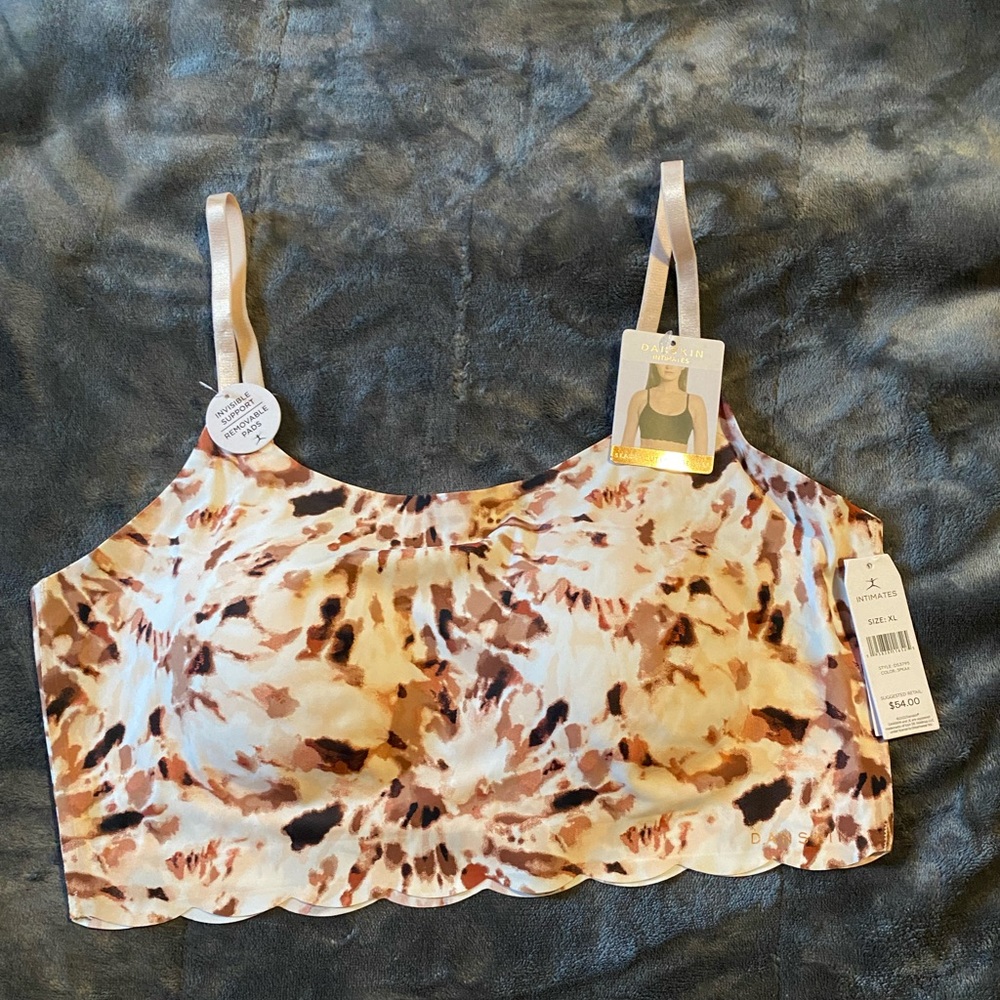 COPY - Danskin intimates laser-cut lounge bra XL